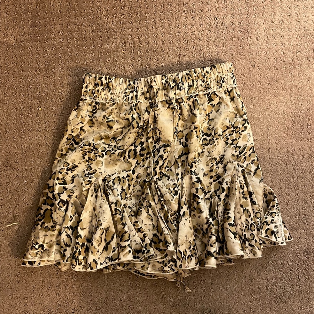 NWT Mini cheetah Skirt